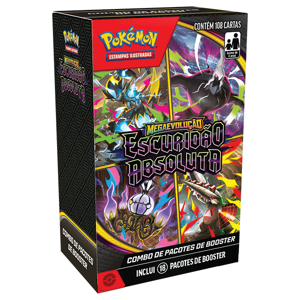 Combo de Boosters Megaevolução: Escuridão Absoluta (ME05)