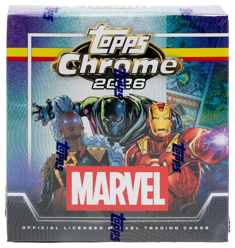 Topps Chrome Marvel Comics 2026 — Mega Box