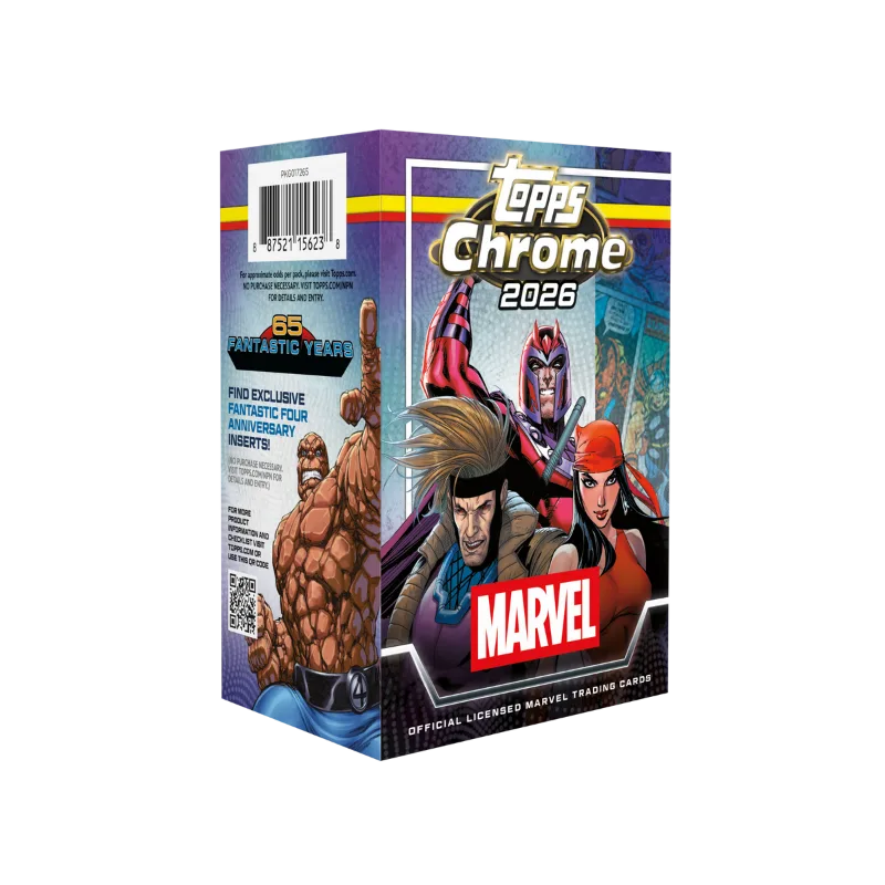 Topps Chrome Marvel Comics 2026 — Value Box